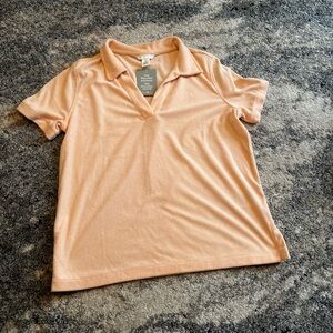 NWT H&M Peach Polo Shirt